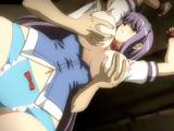 Bondage hentai schoolgirl gets squeezed her bigtits