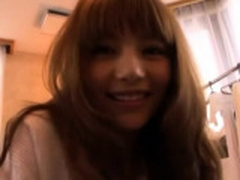 Aroused japanese cutie wants to suck the wang in pov