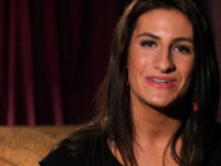 Hannah and JJ get surrounded by horny bodies in the red room