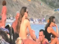 Great voyeur sex session on the beach